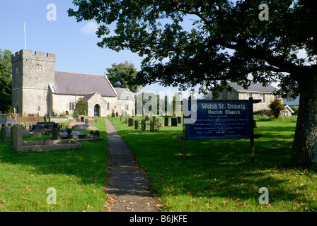 st donats church welsh st donats vale of glamorgan south wales Stock Photo