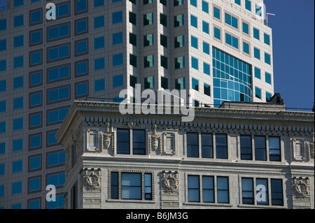 CANADA, Manitoba, Winnipeg: Old & New Architecture in the Exchange District Stock Photo