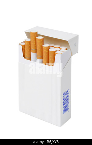 Cigarette Packet Cut Out Stock Photo