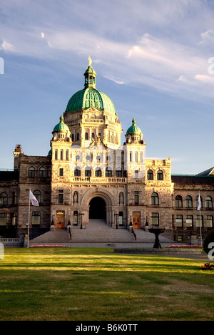 Magical Sunset at Victoria Canada Stock Photo