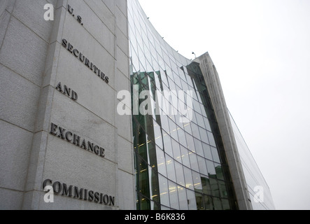 19 December 2008 Washington D C The headquarters of the Securities and Exchange Commission Stock Photo