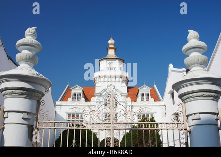 Chinese Mansion In Chinatown, Melaka Stock Photo