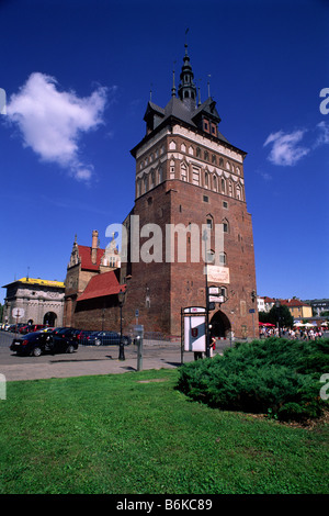 Poland, Gdansk, foregate, prison tower, Amber Museum Stock Photo