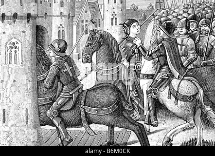 Joan Of Arc Captured Stock Photo - Alamy