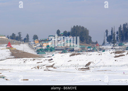 Gulmarg famous Indian ski resort Jammu and Kashmir India Stock Photo