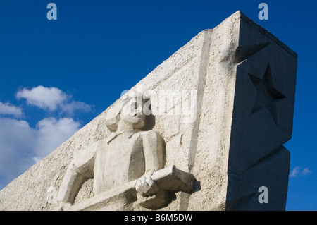 Soviet memorial in georgievsk in the north caucasus region of southwestern russia Stock Photo