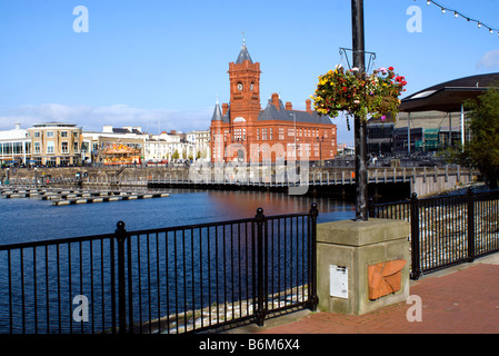 victorian pierhead building cardiff bay south wales Stock Photo