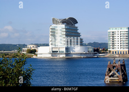 St Davids Spa, Cardiff Bay, South Wales. Stock Photo