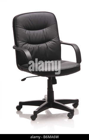Image of a leather office chair Stock Photo
