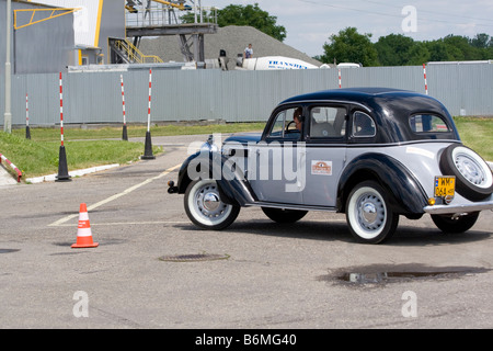 Auto Union, Wanderer W24 - 1938, road test competition Stock Photo