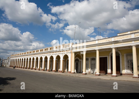 Colegio San Lorenzo in Parque Jose Marti Cienfuegos Cuba December 2008 Stock Photo