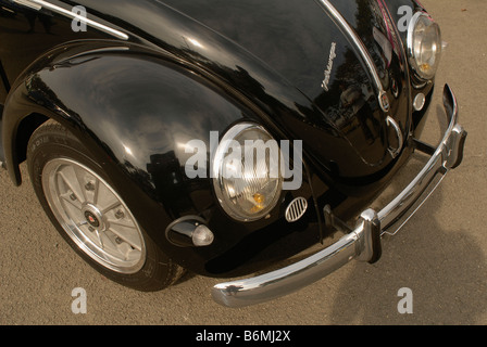 Front fender detail from classic 1954 oval window vwbeetle Stock Photo