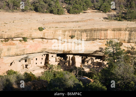 Spruce Tree House, Mesa Verde National Park in Colorado, USA Stock Photo