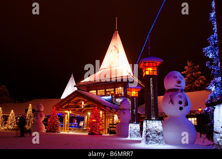 Santa Claus Office at the Arctic Circle, Rovaniemi, Finland Stock Photo