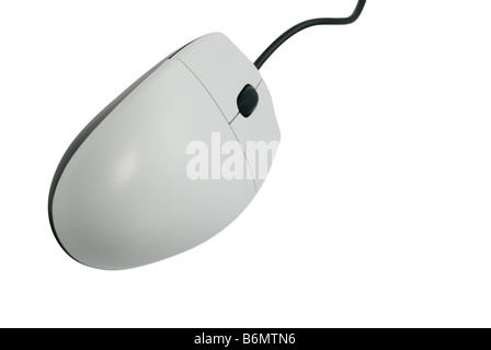 The computer mouse The manipulator for management of the cursor on a computer Stock Photo
