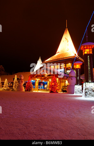 Santa Claus Office at the Arctic Circle, Rovaniemi, Finland Stock Photo