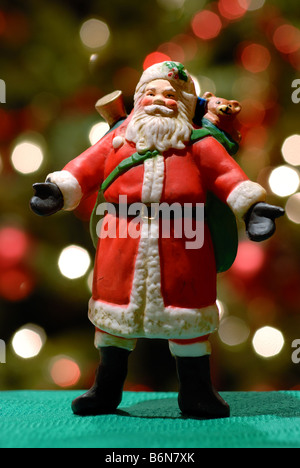 A Santa Claus figure with open arms Stock Photo