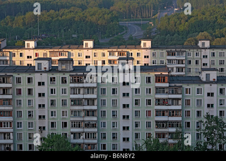 1980s apartment buildings, Moscow, Russia Stock Photo