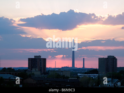 Sudbury Superstack smokestack largest chimney Stock Photo - Alamy