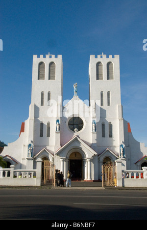 Catholic Cathedral at centre of Apia, Western Samoa Stock Photo