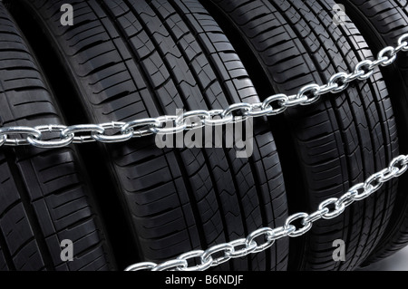 Set of tires Stock Photo