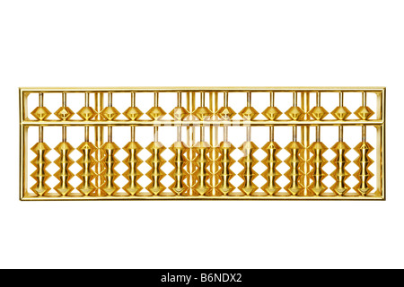 abacus gold pendant