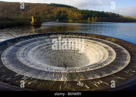 Lady Bower Reservoir, Derwent Valley in Derbyshire, England Stock Photo