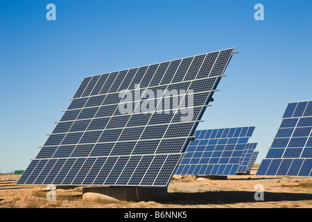 Solar energy centre near La Calahorra Granada Province Spain Stock Photo