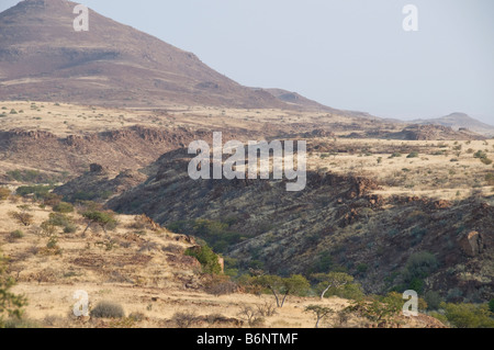 Palmwag, Lodge,Uniab River, NorthWest Damarland,Namibia Stock Photo