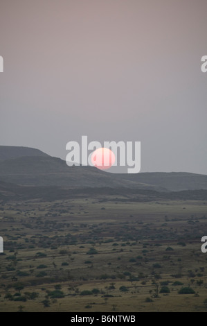 Palmwag, Lodge,Uniab River, NorthWest Damarland,Namibia Stock Photo