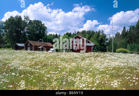 Typical Swedish House, Västergötland Sweden