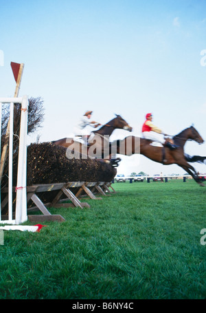 HORSE RACING AT FAKENHAM NORFOLK UK Stock Photo