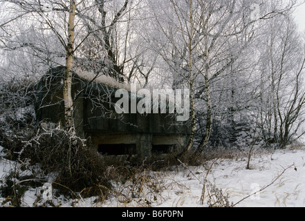 Bunker of Molotov Line Stock Photo