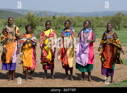 Masai mara women Stock Photo