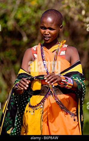 Maasai mara women Stock Photo