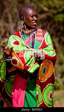 Masai mara women Stock Photo