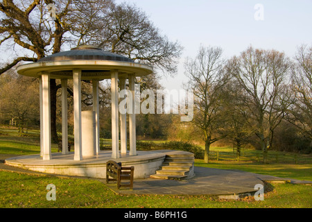 The Magna Carta Memorial at Runnymede, Surrey, UK Stock Photo