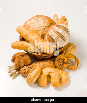 Various bakery products Stock Photo