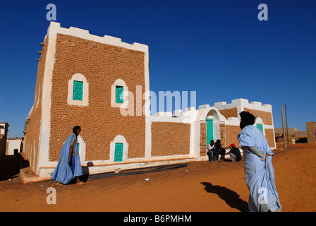 Town of Chinguetti in the Adrar region Mauritania Stock Photo