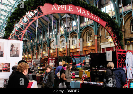 Apple Market Covent Garden London Stock Photo