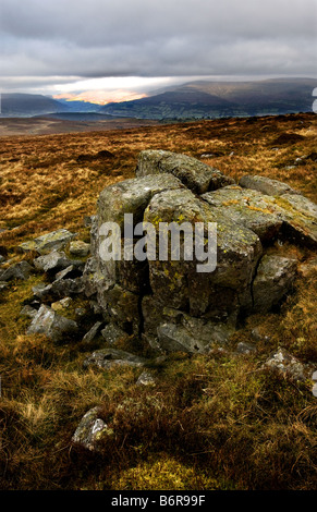 Llangynidr Moors in Wales - the windswept and desolate Llangynidr Stock ...