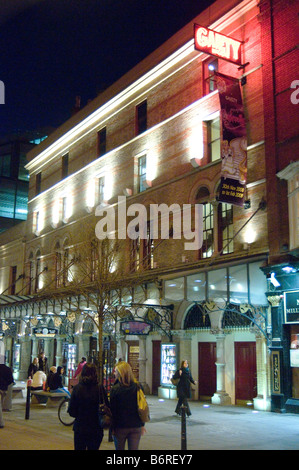 The Gaiety Theatre in Dublin at night Stock Photo