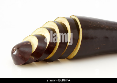 Slices of eggplants Stock Photo