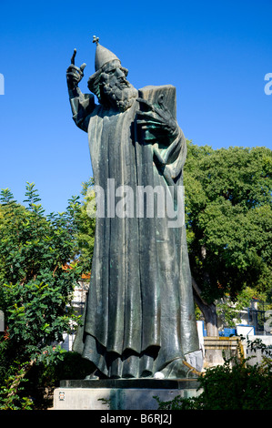 Grgur Ninski Statue in Split Dalmatia Croatia Stock Photo