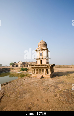 Old ruins of buildings, Gwalior, Madhya Pradesh, India Stock Photo