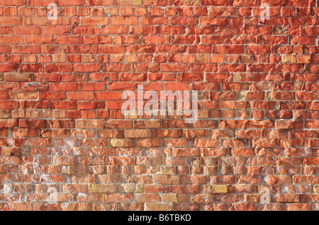 rustic red brick wall Stock Photo