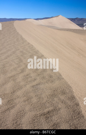 A sand dune above the White Bluffs of the Hanford Reach along the Columbia River Washington Stock Photo