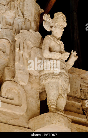 Ancient Mayan ruins at Ek Balam near Valladolid Yucatan Mexico Stock Photo