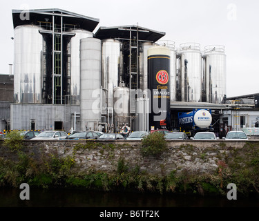 Beamish & Crawford brewery, viewed from across the south channel of the River Lee, Cork, County Cork, Republic of Ireland Stock Photo
