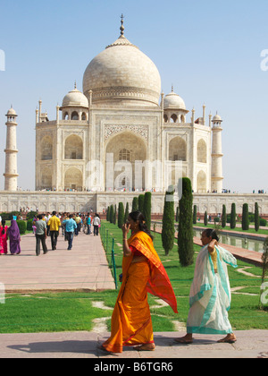 The Taj Mahal in Agra India Stock Photo